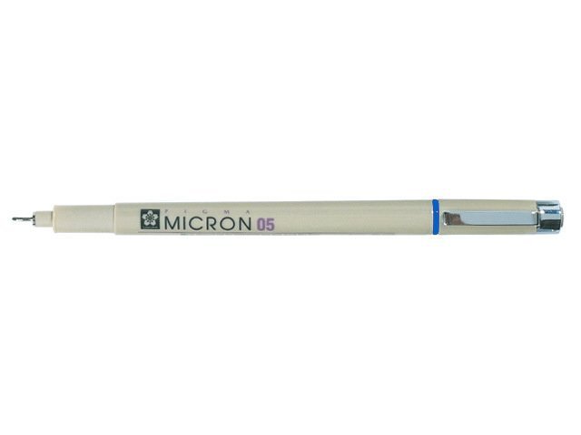 Ручка капиллярная Pigma Micron 0.45мм Синий, Sakura