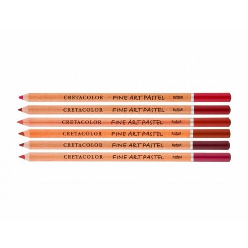 Cretacolor Набор пастельных карандашей 'Fine Art Pastel' красные, 6 шт