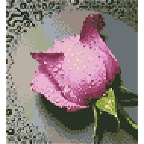 Розовая роза АЖ-017