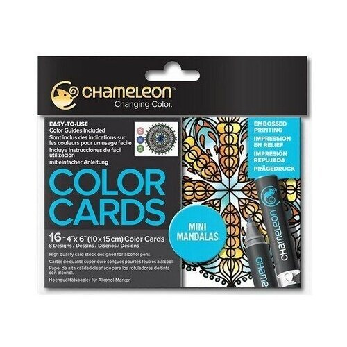 Chameleon Раскраска-склейка Chameleon Mini Mandalas/ Мини-Мандалы