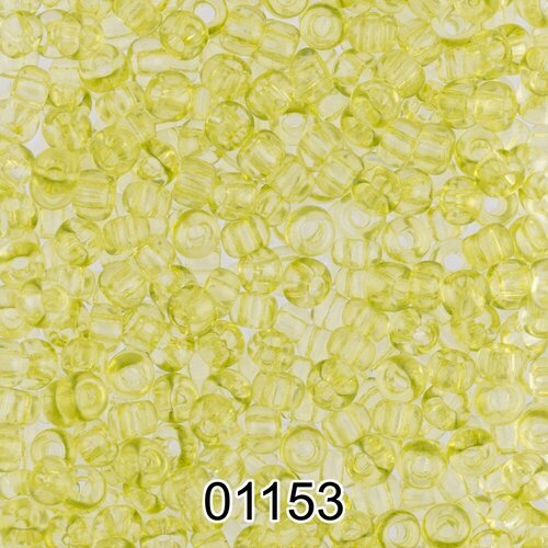 Бисер круглый PRECIOSA 5, 10/0, 2,3 мм, 500 г, (Ф336), салатовый