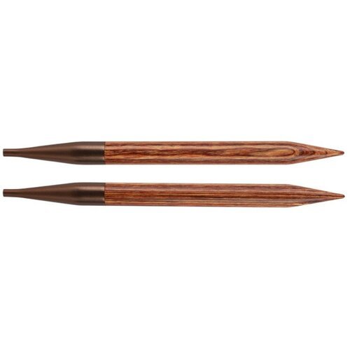 Спицы деревянные съемные Ginger KnitPro для длины тросика 20 см, 8.00 мм 31232