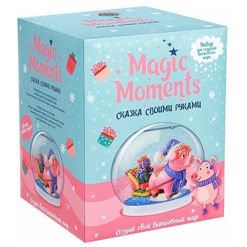 Пластилин Magic Moments Волшебный шар Хрюша (mm-22) 6 цв.