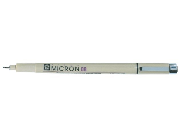 Капиллярная ручка «Pigma Micron», Sakura, 0.50 мм, чёрная