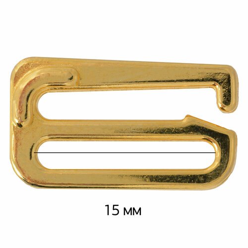 Крючок для бюстгальтера металл ARTA. F.2853 14,4мм, цв.16 золото, уп.50шт