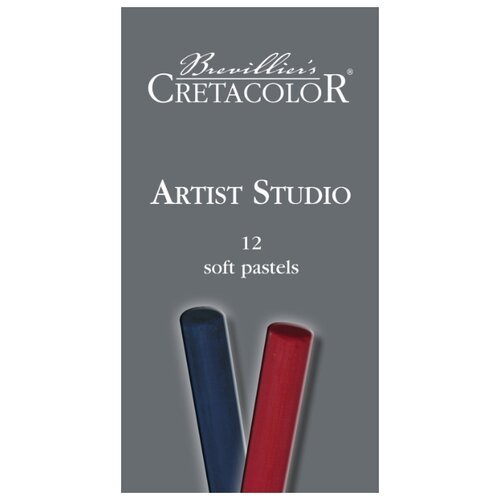 Мягкая водорастворимая пастель 'Artist Studio Line', 12 цветов