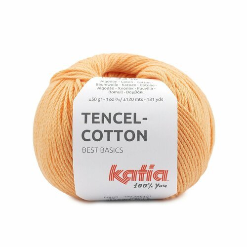 Пряжа для вязания Katia Tencel-Cotton (37 Pastel orange)