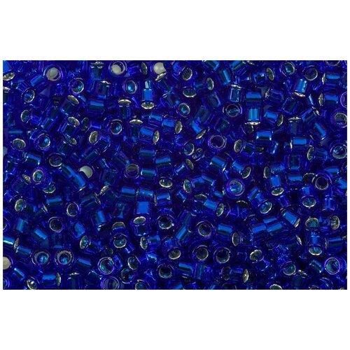 Бисер TOHO 11/0, Aiko, №3 1,7 мм, 5 г, №0028, ярко-синий