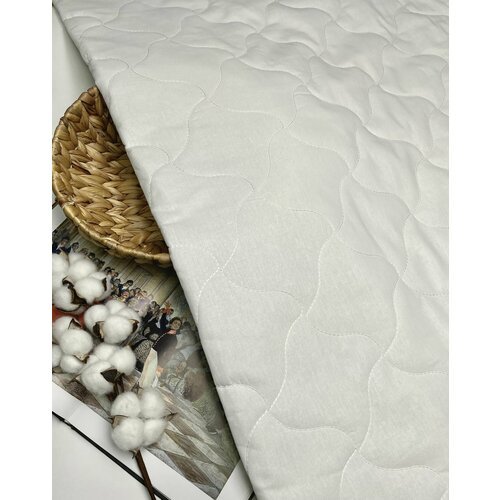 Стеганое полотно для одеял покрывал бортиков в кроватку Белый / 5 п. м. / ширина 150 см