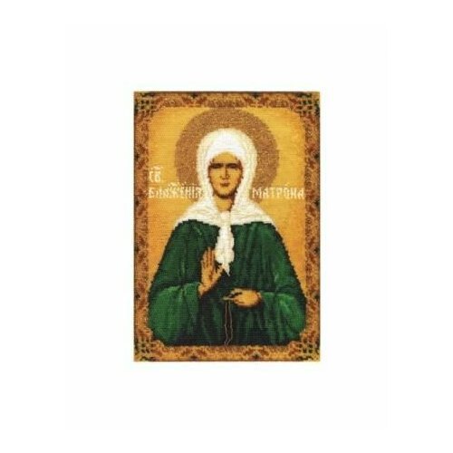 Набор для вышивания бисером 'Икона Святой Матроны Московской' ЦМ-1158, 19х27 см, Panna