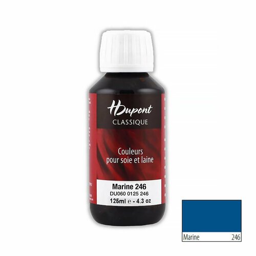Краска для шелка H Dupont Classiс, 125мл, DU0600125 (246 темно-синий)