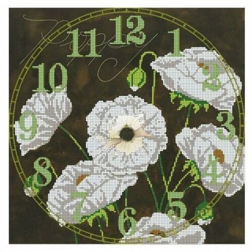 Astrea канва для вышивания 'Часы - Цветы' 78106