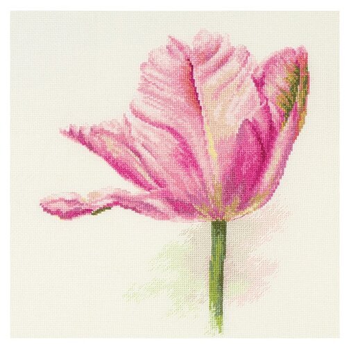 Алиса Набор для вышивания Тюльпаны. Нежно-розовый (2-42), 26 х 22 см