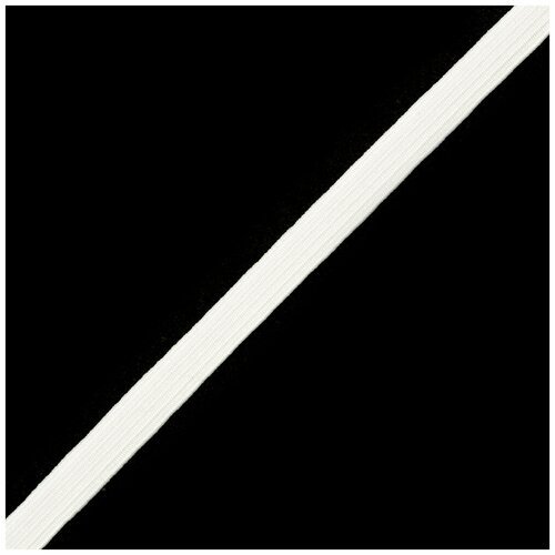 Резинка-продежка Лентес, цвет белый, ширина 1см, уп.100м
