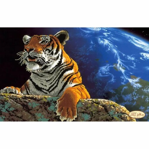 Амурский тигр. спасем планету, набор для вышивания