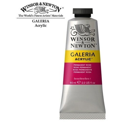 Акрил Winsor&Newton Акриловые краски Winsor&Newton GALERIA туба 60мл, розовый устойчивый