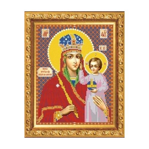 Набор для вышивания бисером 'Пресвятая Богородица 'Призри на смирение', 19,1x24,8 см