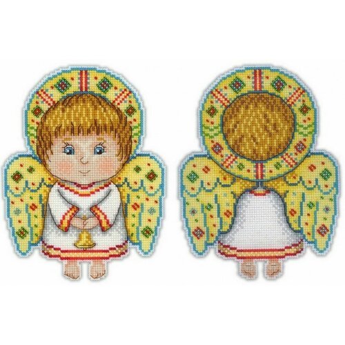 Ангел-Хранитель #Р-158 Жар-Птица Набор для вышивания 17 x 13 см Счетный крест