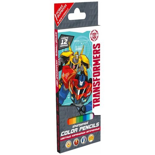Transformers Набор цветных карандашей 12 шт