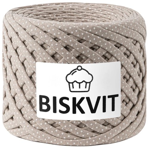 Нить вязальная Biskvit Biskvit, 100 % хлопок, 300 г, 100 м, 1 шт., 1834 Какао с молоком 100 м
