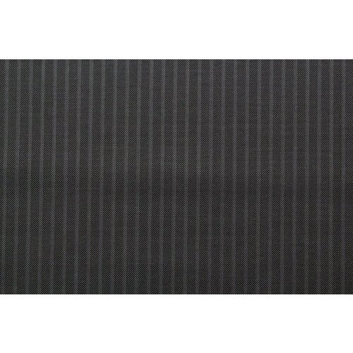 Ткань Шерсть-стрейч костюмная Zegna чёрно-серая в полоску, ш140см, 0,5 м