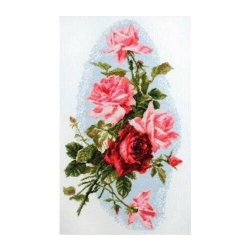 Розовый шик #01.012 Палитра Набор для вышивания 24 х 41 см Счетный крест