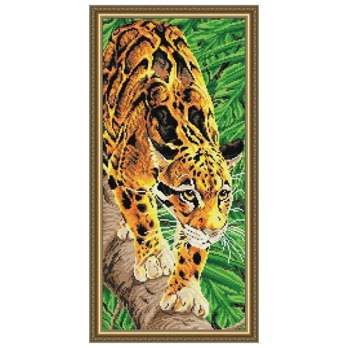 Алмазная вышивка Арт Соло 'Дымчатый леопард', 60,5x24,5