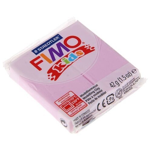 Полимерная глина FIMO kids 42 г перламутровый светло-розовый (8030-206) розовый 42 г