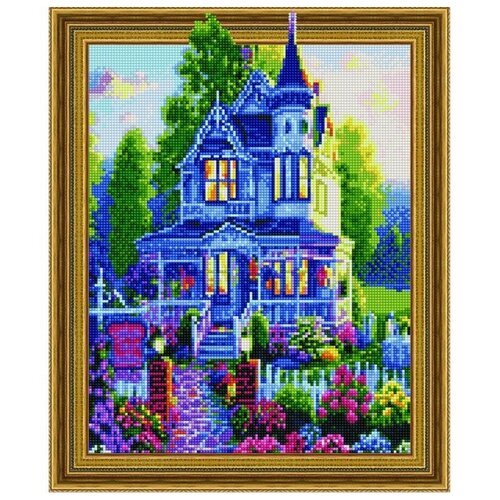 Алмазная мозаика Сказочный замок, PaintBoy 40x50 см.