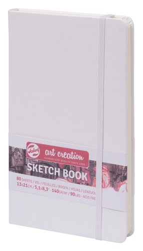 Скетчбук А5, Art Creation, 80 листов, белая обложка