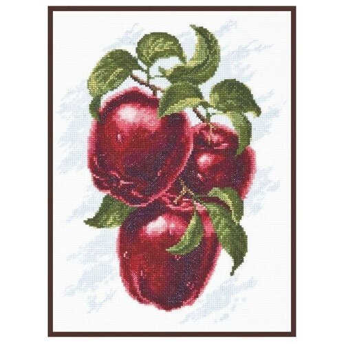 Набор для вышивания палитра арт.04.005 Спелые яблоки 20х25 см