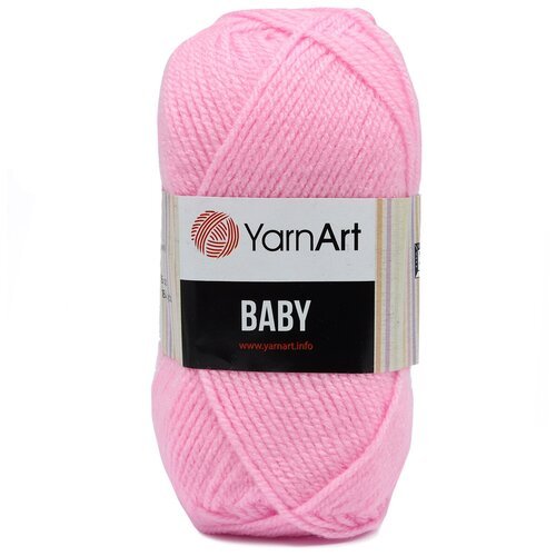 Пряжа для вязания YarnArt 'Baby' 50гр 150м (100% акрил) (13854 яр.салат), 5 мотков