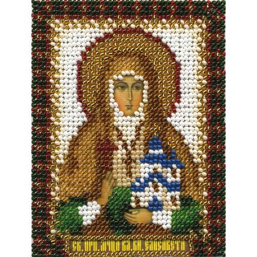 Набор для вышивания бисером 'Икона Святой мученицы княгини Елизаветы' ЦМ-1313, 8х10 см, Panna