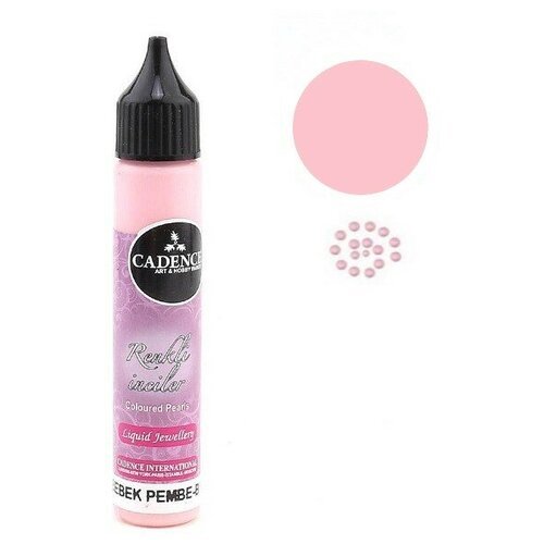 Краска акриловая контурная Cadence Colored Pearls, 25 ml. Baby Pink-562