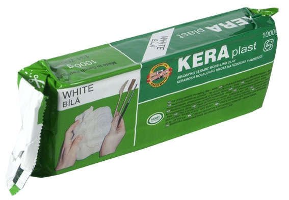 Паста для моделирования Kera, 1 кг, белая