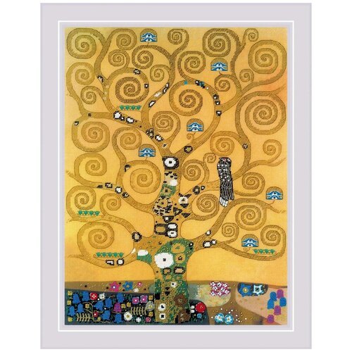 Набор для вышивания риолис 'Древо жизни. По мотивам картины Г. Климта' 0094 РТ, размер 30х40 см