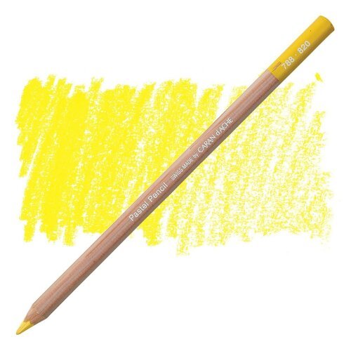 Пастельные карандаши Caran d`Ache Карандаш пастельный Caran d’Ache Pastel, 820 Висмут золотисто-желтый