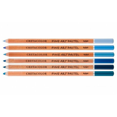 Cretacolor Набор пастельных карандашей 'Fine Art Pastel' синие, 6шт