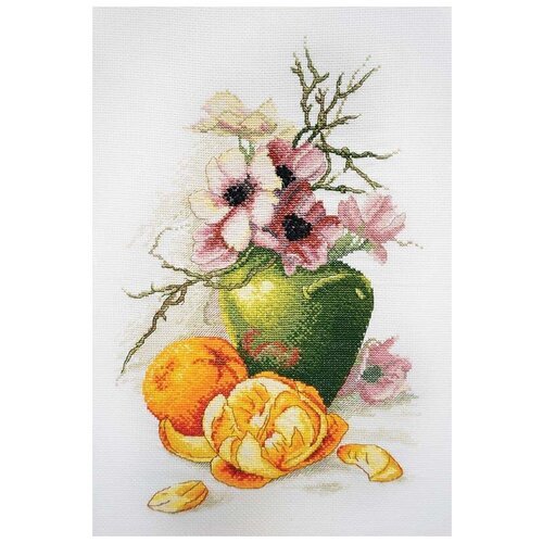 Набор для вышивания Анемоны и апельсины по картине К. Кляйн