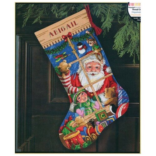 Набор для вышивания Dimensions Santa's Toys Stocking (Игрушки Санты).8818