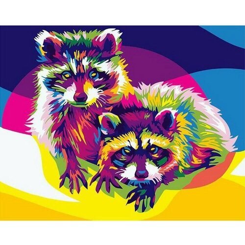 Набор для творчества Color Kit картина по номерам на подрамнике Радужная пара 40х50 см GX26202