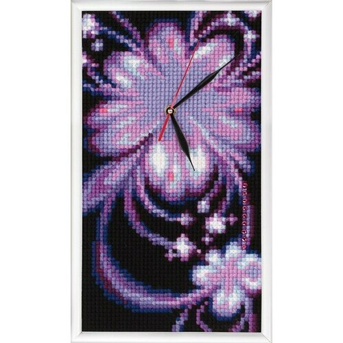 Часы Фиолетовый цветок CD007