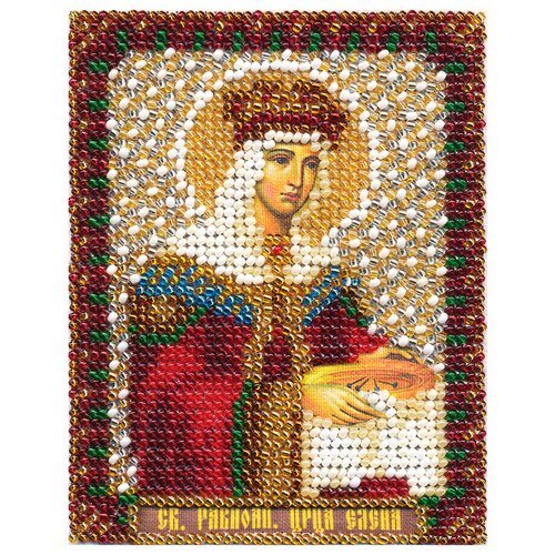 PANNA Набор для вышивания бисером Икона святой равноапостольной царицы Елены (CM-1251), разноцветный, 1 шт., 10.5 х 8.5 см
