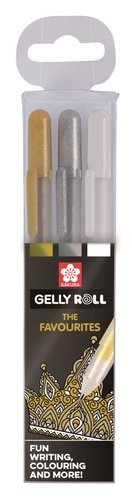 Набор гелевых ручек Gelly Roll Mix, 3 цвета, Sakura