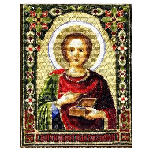 336 Набор для вышивания 'Чарівна Мить' 'Икона Великомученика Пантелеймона', 21*27 см