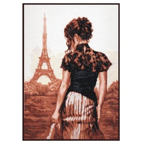 Набор для вышивания Палитра 11.002 Прогулка по Парижу, 26х36 см