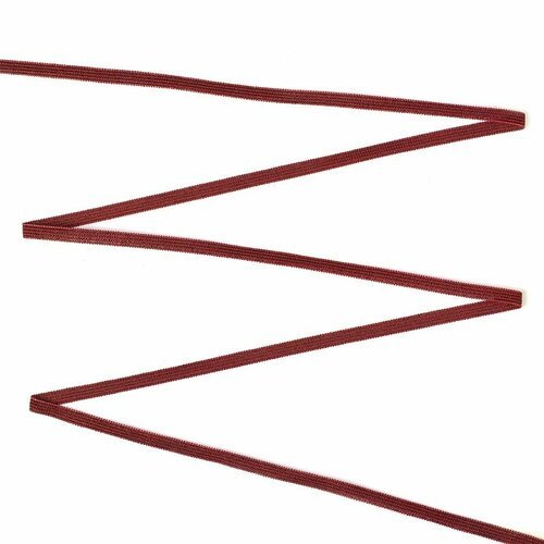 Резинка бельевая Lauma вязаная, 4 мм, цвет 101, темно-красный, 20 м (LAUM. К-195.04.101.20)