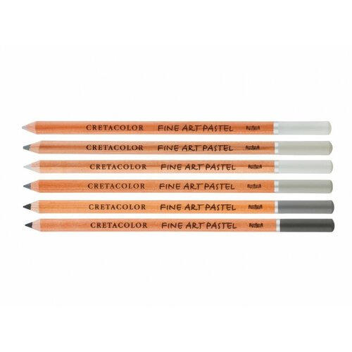 Cretacolor Набор пастельных карандашей 'Fine Art Pastel' серые, 6 шт