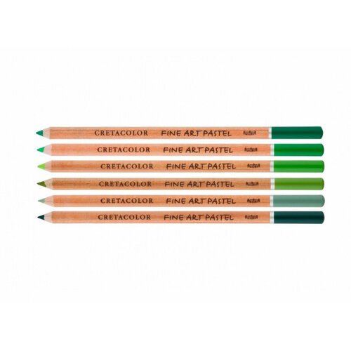 Cretacolor Набор пастельных карандашей 'Fine Art Pastel'зелёные, 6 шт