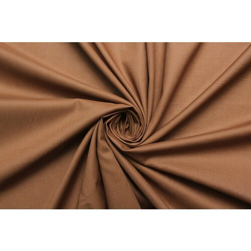 Ткань Хлопок-тонкий Zegna светло-коричневый, ш146см, 0,5 м